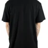 Back view of a model wearing the black RHSM Flowstate Tee, showing its relaxed and comfortable fit.