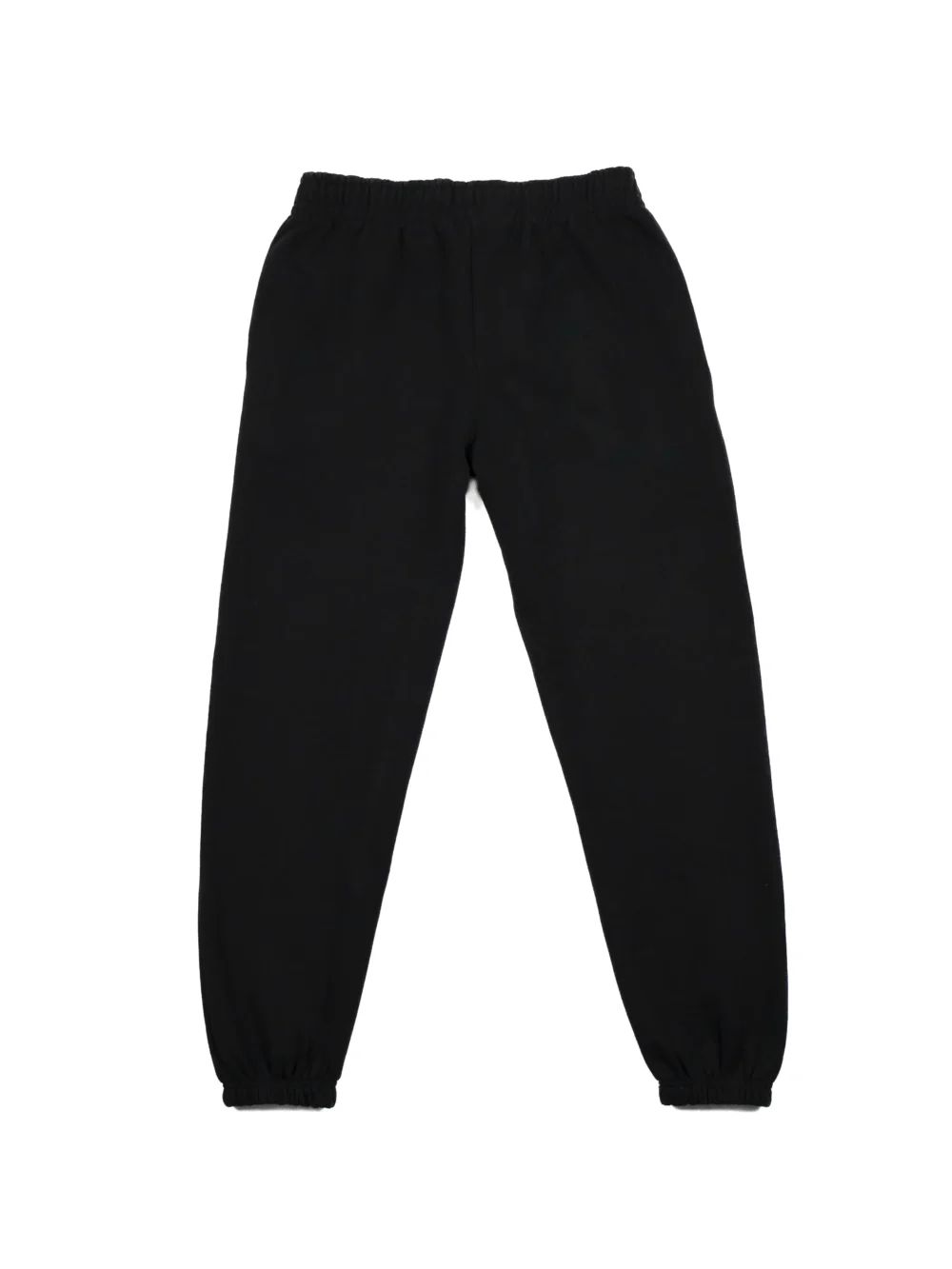 The back of the black RHSM Classic Fit Sweatpants laid flat.