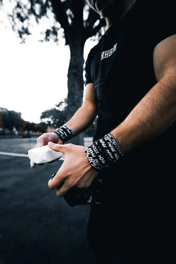 Wrist Wraps - Black & White - Image 10