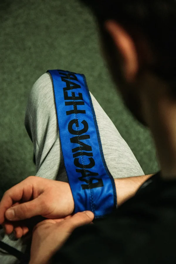 Wrist Wraps - Blue & Black