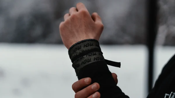 Wrist Wraps - Khaki & Black - Image 4