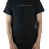 Front view of a model wearing the black RHSM Classic Fit Tee, highlighting its classic, athletic fit.