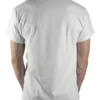 Back view of a model wearing the white RHSM Classic Fit Tee.