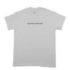 The white RHSM Classic Fit Tee laid flat, showing the minimalist front design.