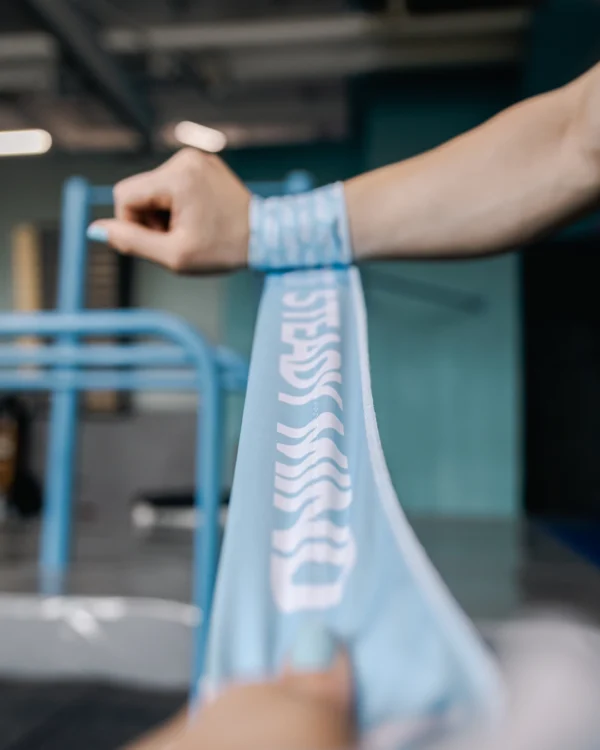 Wrist Wraps - Baby Blue - Image 2