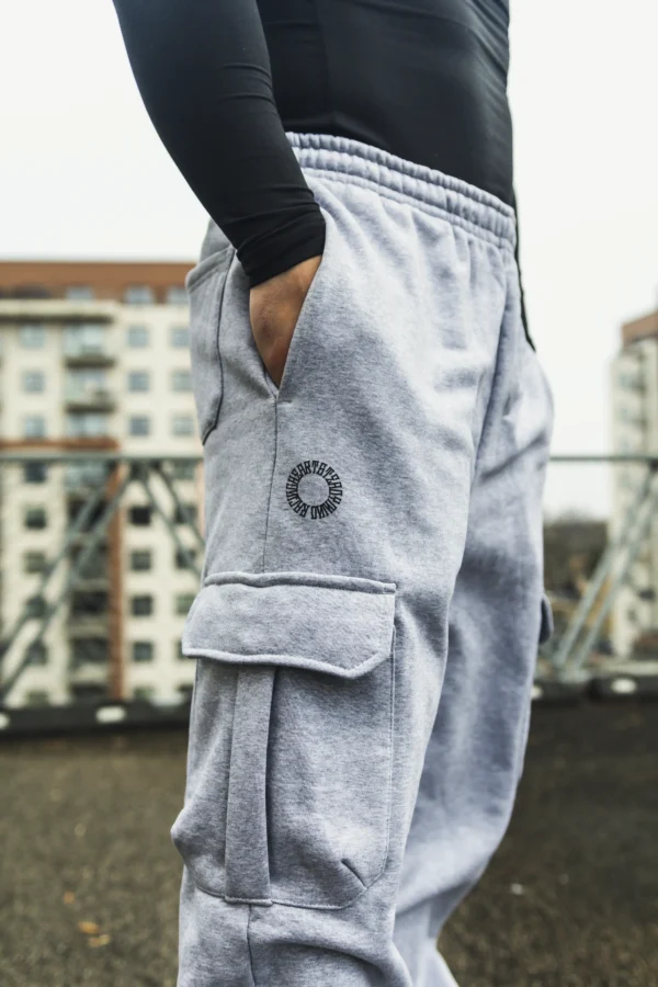 RHSM Cargo Sweatpants in Gray - Image 3