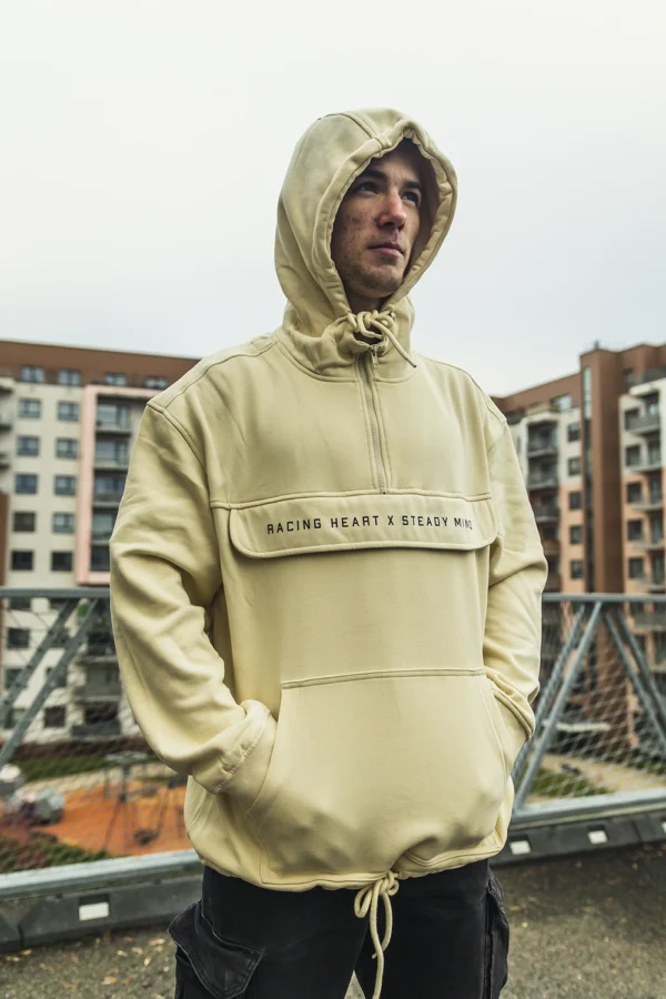 MVMT Hoodie Beige - Image 7