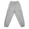 The back of the gray RHSM Cargo Sweatpants laid flat.