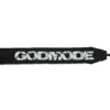 A detailed close-up of the "Godmode" graphic on the RHSM Calisthenics Wrist Wraps V2.