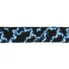 A detailed close-up of the lightning graphic design on the RHSM Godmode Wrist Wraps V2.
