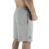 Male model wearing the gray RHSM First Edition shorts, showing the silhouette and fit from the back.