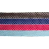 The back design of all four colorways of the RHSM V2 White Edition Wrist Wraps laid flat.