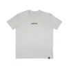The RHSM "GODMODE" Oversized Tee in white, laid flat (front view), highlighting the clean front print and premium sewn-in label on this 100% cotton fitness apparel.