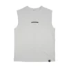 The RHSM "GODMODE V2" Oversized Tank in white, laid flat (front view), showcasing the upgraded premium cotton and subtle branding of this performance apparel.