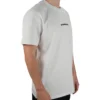 Model wearing the white oversized "GODMODE" tee (front view), showing the modern oversized fit of this essential workout gear.
