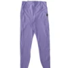 RHSM Minimalist Leggings in lavender laid flat, back view, highlighting the secure rear zip pocket on the workout gear.