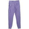 RHSM Minimalist Leggings in lavender laid flat, front view, showing the premium 4-way stretch calisthenics apparel.